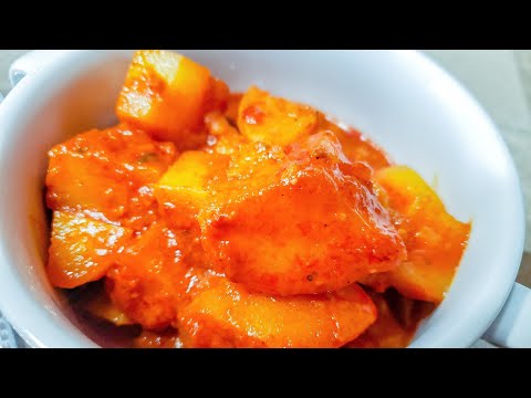 ايدام البطاطس بالصلصة | Mediterranean potatoes sauce