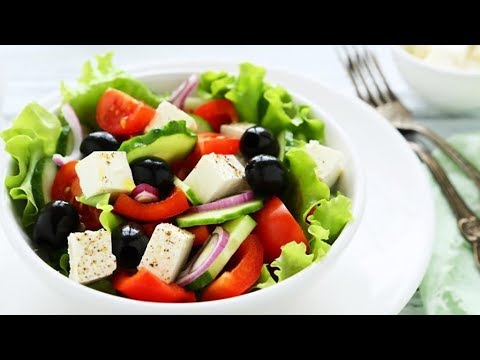 طريقة تحضير سلطة يونانية - Greek salad