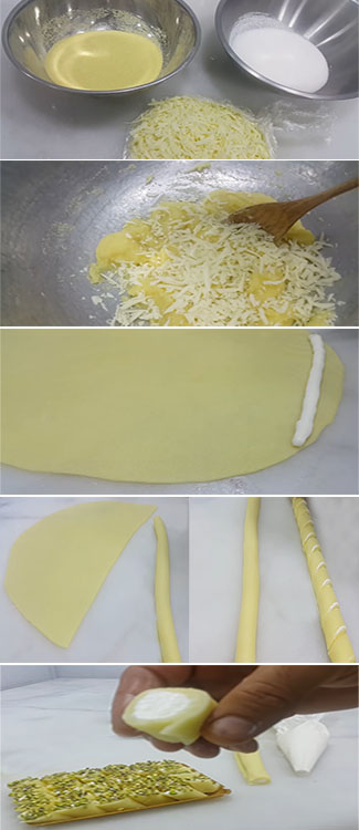 طريقة عمل عجينة حلاوة الجبن