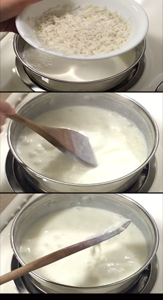 طريقة عمل رز بحليب بالصور