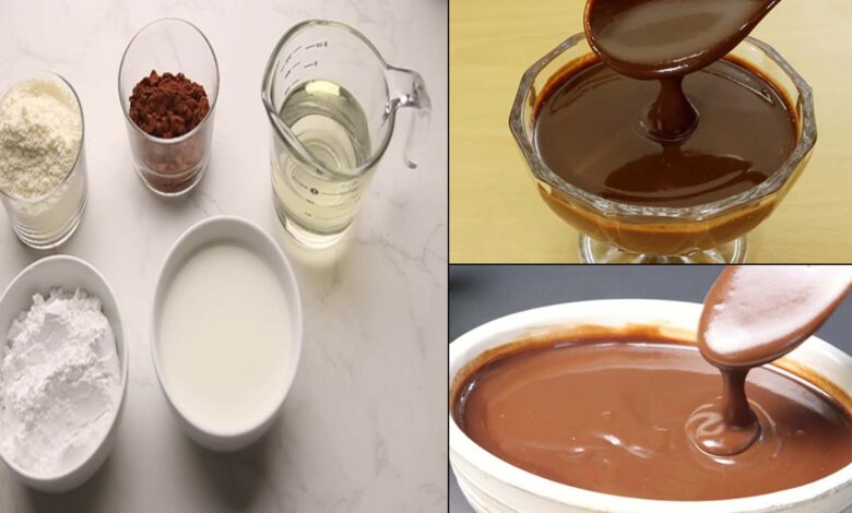 طريقة عمل صوص الشوكولاتة للكيكة