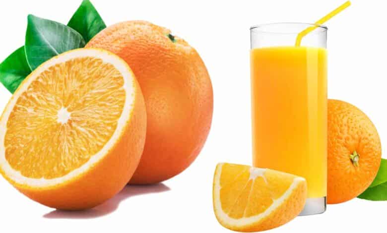 فوائد عصير البرتقال على الريق