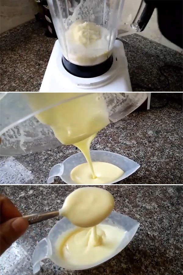طريقة عمل حليب مكثف بدون زبدة